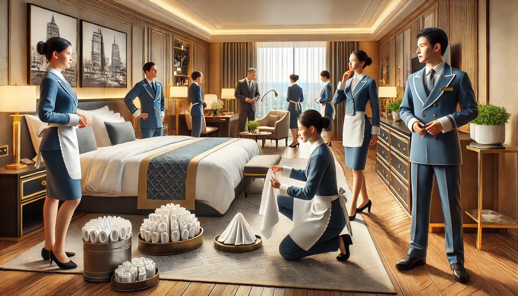 Améliorer les techniques professionnelles des employés d'étages